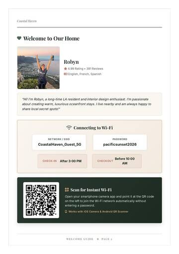 WelcomeBrief Booklet Page 1